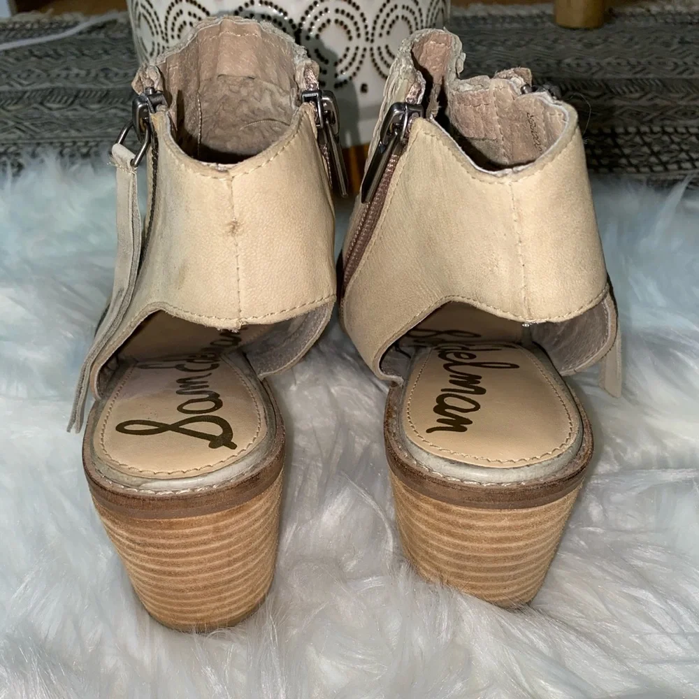 Sam‎ Edelman Cooper woven peep toe sandals